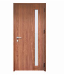 Cửa gỗ chống cháy EI15 - 1 Cánh Có Ô Kính