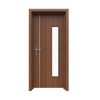 Cửa gỗ chống cháy EI60 -  1 Cánh Có Ô Kính