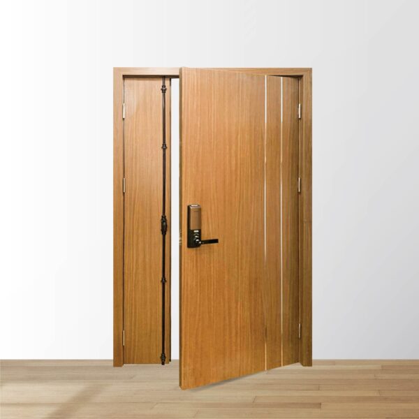 Cửa gỗ chống cháy EI15 - 2 Cánh Mở 1 Chiều - Ảnh 3